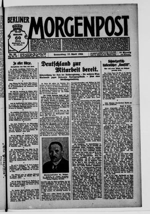 Berliner Morgenpost on Apr 17, 1924
