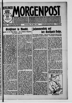 Berliner Morgenpost vom 24.04.1924