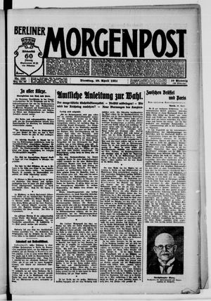 Berliner Morgenpost vom 29.04.1924