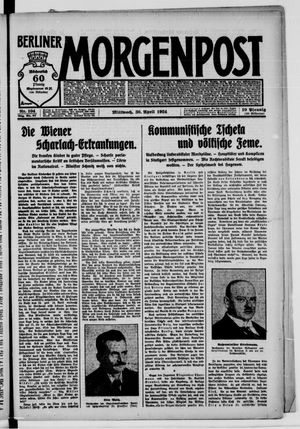Berliner Morgenpost vom 30.04.1924