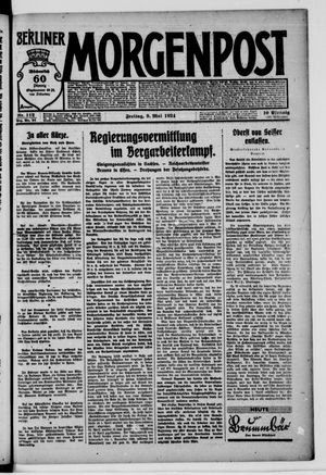 Berliner Morgenpost on May 9, 1924