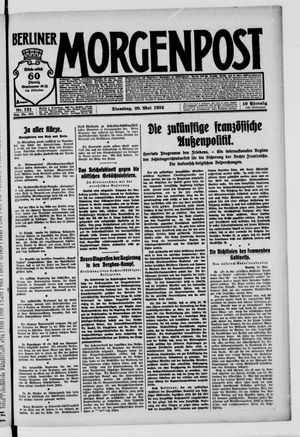 Berliner Morgenpost vom 20.05.1924