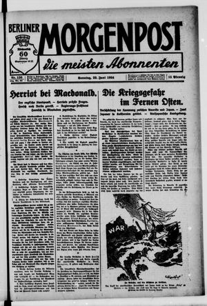 Berliner Morgenpost vom 22.06.1924