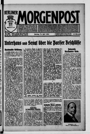 Berliner Morgenpost vom 11.07.1924