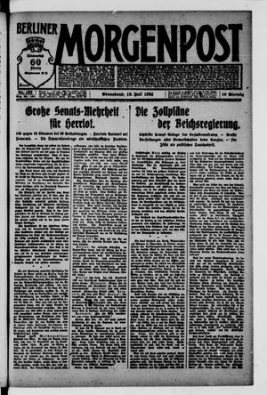 Berliner Morgenpost on Jul 12, 1924