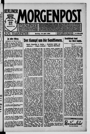 Berliner Morgenpost vom 18.07.1924