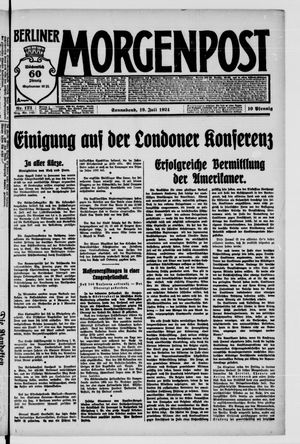 Berliner Morgenpost on Jul 19, 1924