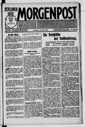 Berliner Morgenpost vom 29.07.1924
