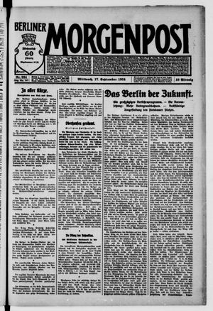 Berliner Morgenpost vom 17.09.1924