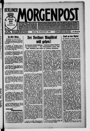 Berliner Morgenpost vom 19.09.1924