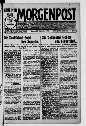 Berliner Morgenpost vom 26.09.1924