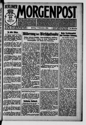 Berliner Morgenpost vom 07.11.1924