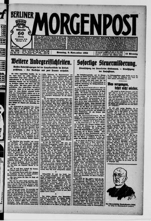 Berliner Morgenpost on Nov 9, 1924