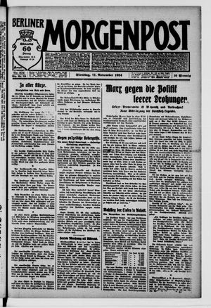 Berliner Morgenpost vom 11.11.1924