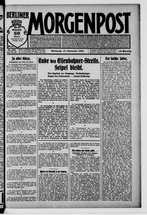 Berliner Morgenpost vom 12.11.1924