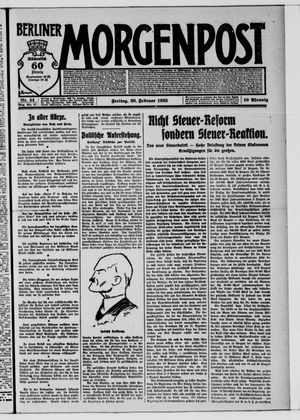 Berliner Morgenpost vom 20.02.1925