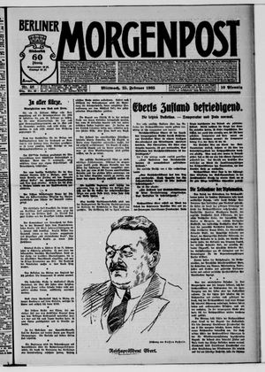 Berliner Morgenpost vom 25.02.1925