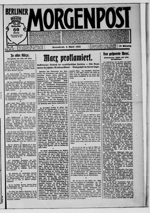 Berliner Morgenpost vom 04.04.1925