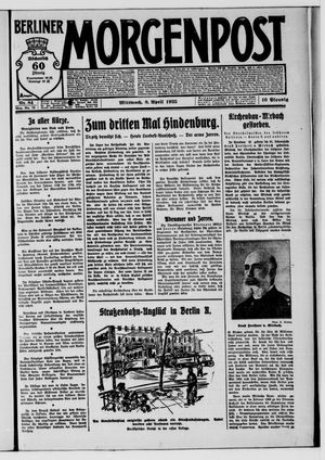 Berliner Morgenpost vom 08.04.1925