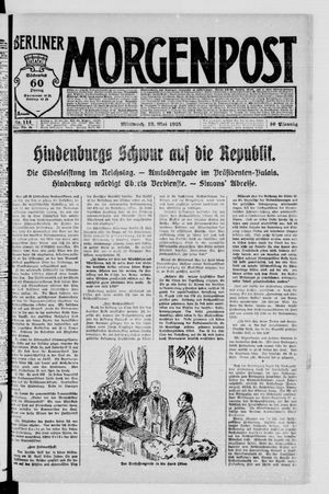 Berliner Morgenpost vom 13.05.1925
