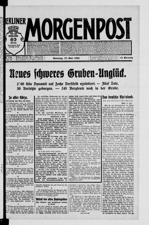 Berliner Morgenpost vom 17.05.1925