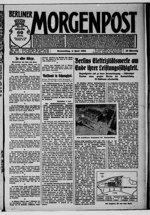 Berliner Morgenpost vom 04.06.1925