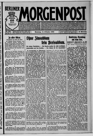 Berliner Morgenpost vom 11.10.1925
