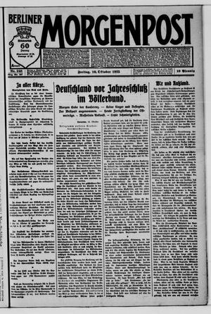 Berliner Morgenpost vom 16.10.1925