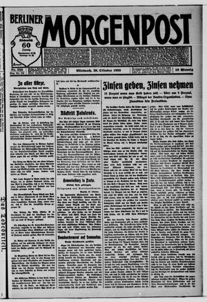Berliner Morgenpost vom 28.10.1925