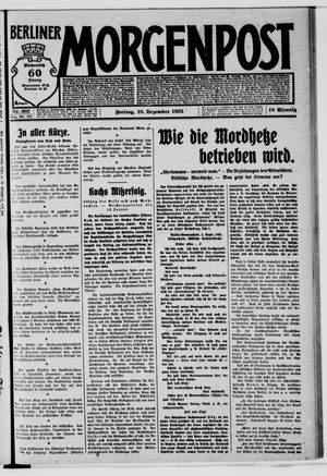 Berliner Morgenpost vom 18.12.1925