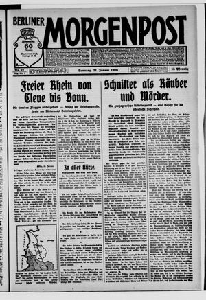 Berliner Morgenpost vom 31.01.1926