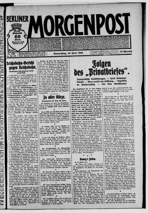 Berliner Morgenpost vom 10.06.1926