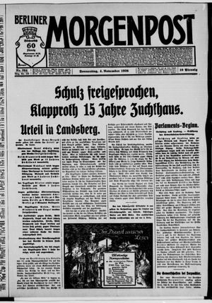 Berliner Morgenpost vom 04.11.1926
