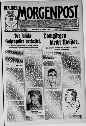 Berliner Morgenpost vom 08.01.1927