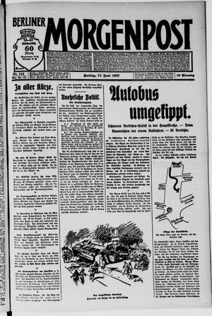 Berliner Morgenpost vom 17.06.1927