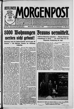 Berliner Morgenpost on Oct 19, 1927
