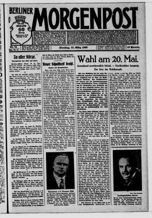 Berliner Morgenpost vom 27.03.1928