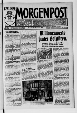 Berliner Morgenpost vom 26.01.1929