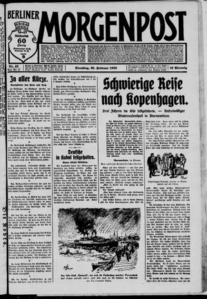 Berliner Morgenpost vom 26.02.1929