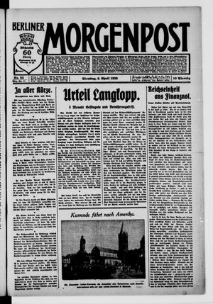 Berliner Morgenpost vom 09.04.1929