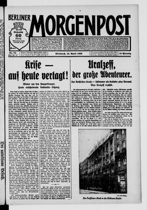 Berliner Morgenpost vom 10.04.1929