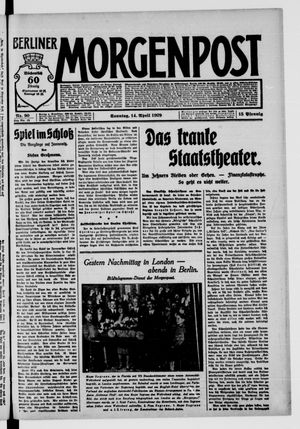 Berliner Morgenpost vom 14.04.1929
