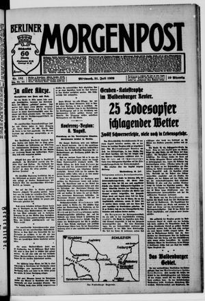 Berliner Morgenpost vom 31.07.1929