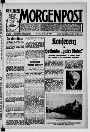 Berliner Morgenpost vom 04.08.1929