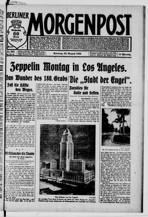 Berliner Morgenpost vom 25.08.1929