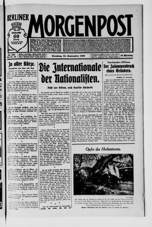 Berliner Morgenpost vom 24.09.1929