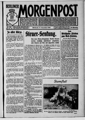 Berliner Morgenpost vom 11.12.1929