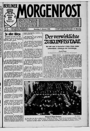 Berliner Morgenpost on Jan 5, 1930