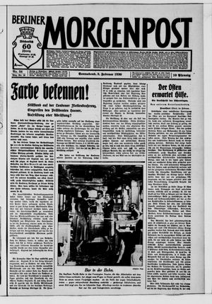 Berliner Morgenpost on Feb 8, 1930
