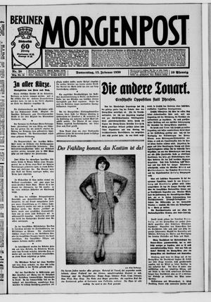 Berliner Morgenpost vom 13.02.1930